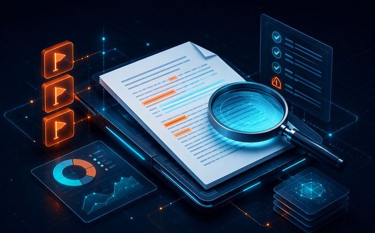 HireKeyz ClauseSense — abstract solution visual