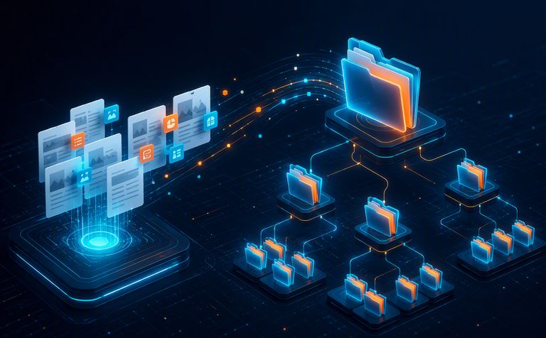 HireKeyz DocuFlow — abstract solution visual