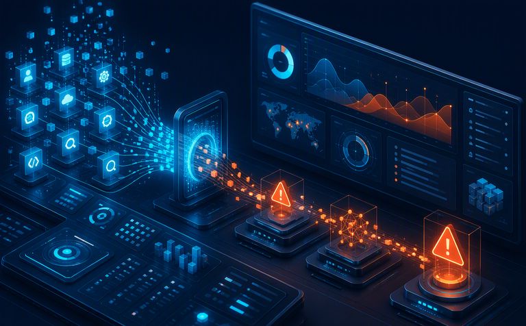 HireKeyz OpsGuard — abstract solution visual