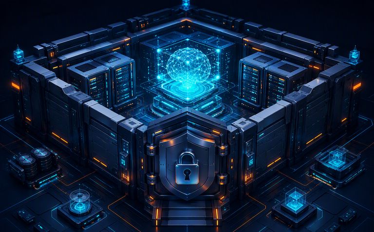 HireKeyz PrivateLLM — abstract solution visual