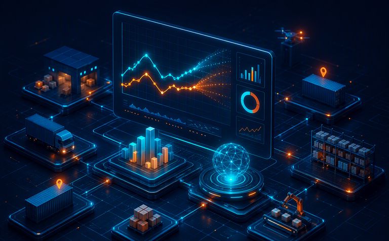 HireKeyz SmartForecast — abstract solution visual